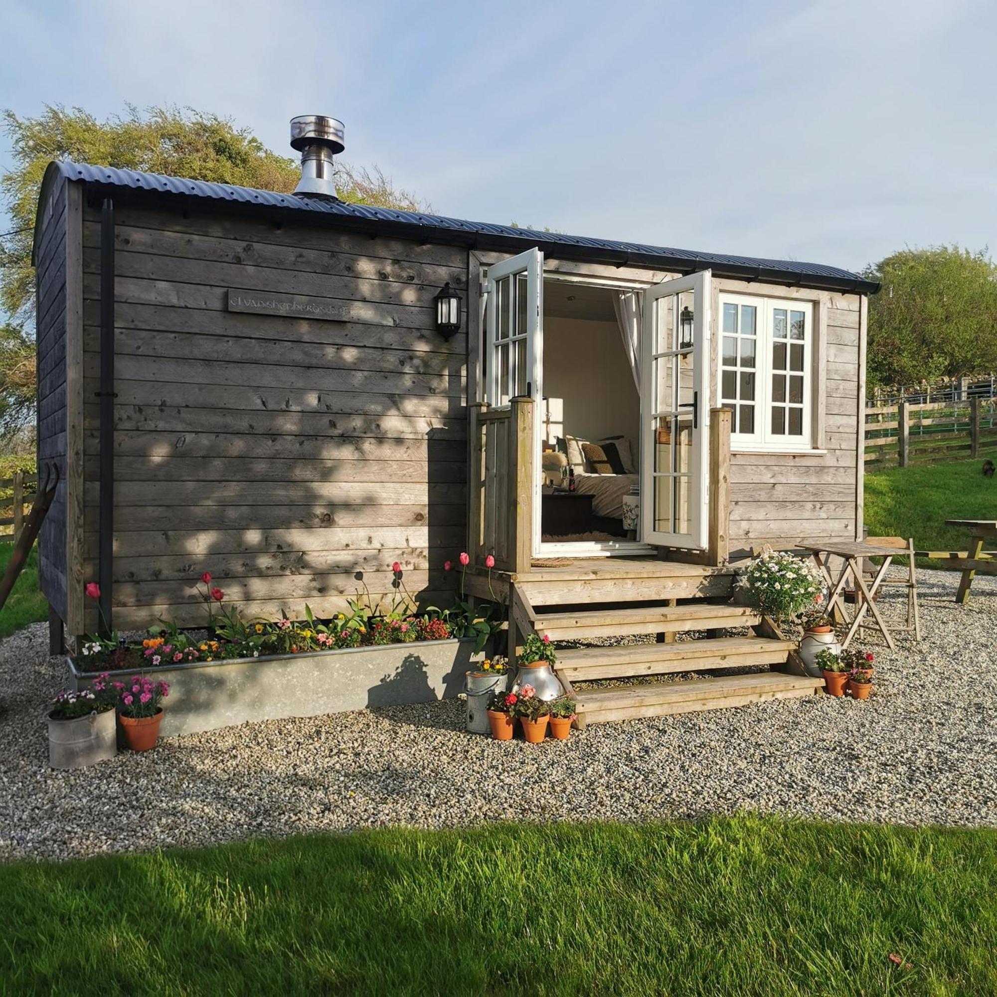 Vila Elvan Farm Shepherd'S Hut Exeter Exteriér fotografie
